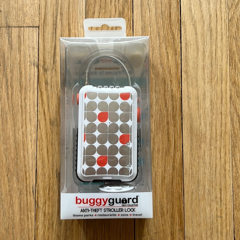 Buggy guard stroller lock